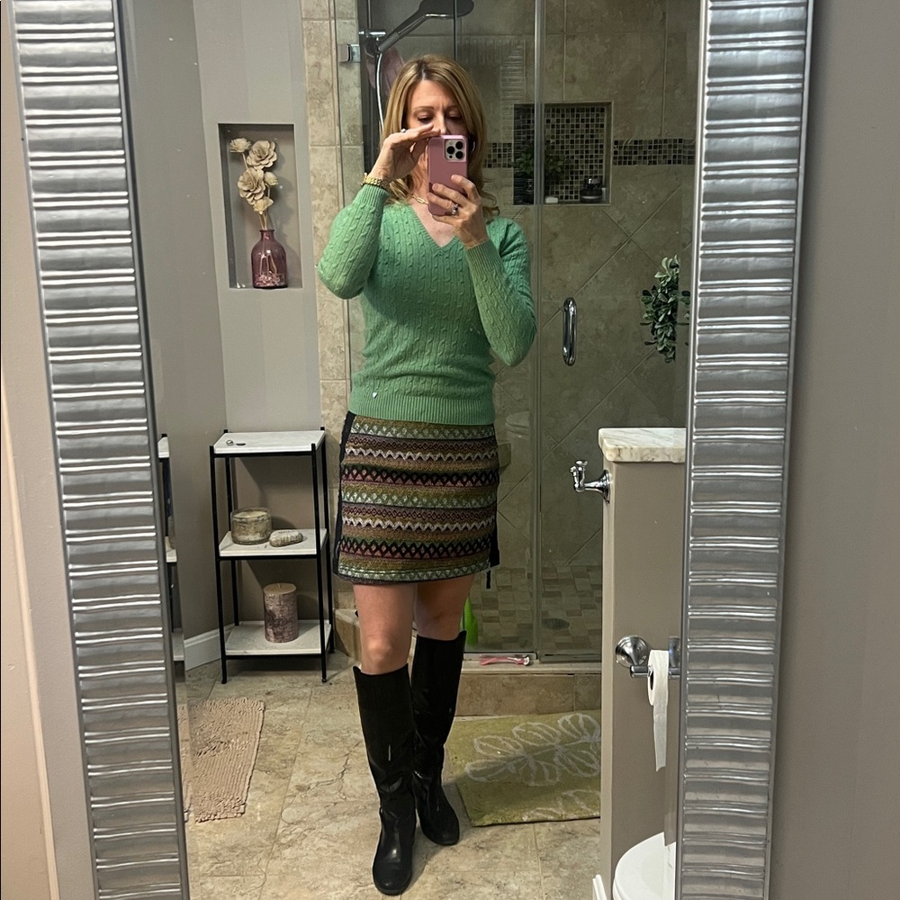 SKHOOP Multicolor Patterned Women's Skirt